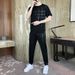 The New Summer Casual Sportswear Set For Men Is A Loose, Large-sized Ice Silk Thin Suit That Is Cool, Quick-drying And Breathable. It's A Trendy Set_viptrois.com