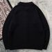 Men's Clothing Jacquard Knit Cardigan Sweater Autumn/winter Style Textured Collar, Loose And Casual Knitwear._viptrois.com