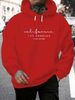 Men's Autumn And Winter Casual Fashion Loose Hooded Sweatshirt Los Angeles Letter Printed Warm Long Sleeved Pullover_viptrois.com