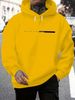 Men's Autumn And Winter Casual Fashion Loose Hooded Sweatshirt, Future Letter Pattern Printed Warm Long Sleeved Pullover_viptrois.com