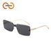 Frameless Cut Edge One Piece Metal Leg Sunglasses Men And Women Street Shooting Sunglasses T1362_viptrois.com
