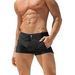 Men's New Cross Border Fashion Personality Simple Drawstring Boxer Shorts Beach Swimming Trunks_viptrois.com