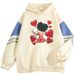 American Style Color Block Sweatshirt For Men, Loose Fit, Niche Monster Print Pullover, Cool And Stylish Outerwear_viptrois.com