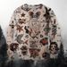 Men's Christmas Graphic Sweatshirt - 3D Digital Print Long Sleeve Casual Pullover For Streetwear & Sports_viptrois.com