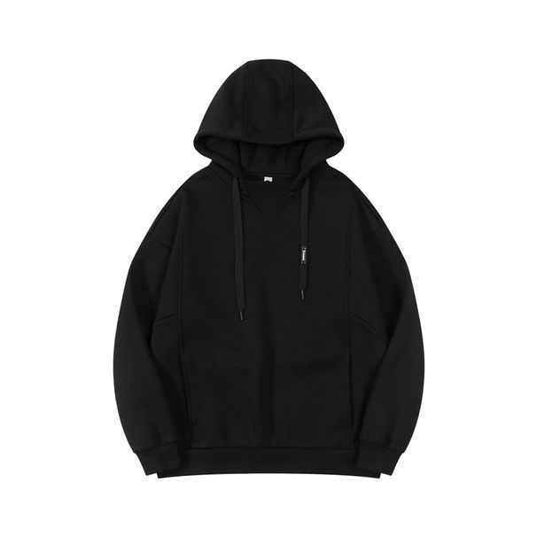 Heavyweight 420GSM Fleece Hoodie - Oversized Unisex Pullover With Drop Shoulder & Side Pockets For Men & Women_viptrois.com
