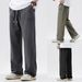 Casual Versatile Pants Men's Loose Straight Casual Pants 2024 Trendy Men's Leg Pants Versatile Ins Hong Kong Style Men's Pants_viptrois.com
