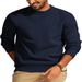 2026 Fashion Knitwear Pullovers Youth/Men Acrylic Round Collar Pure Color Long Sleeve Casual Slim Sweater_viptrois.com