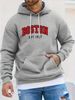 Men's Autumn And Winter Casual Fashionable Loose Hoodie Boston. 1997 Red Letter Print Warm Long Sleeved Pullover Sweater_viptrois.com