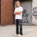 Men's Classic Straight Leg Denim Jeans | Vintage Washed Non-Iron Cotton Trousers With Fading Details_viptrois.com