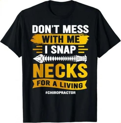 T-shirtt-shirtchiropractor Snap 2026 Necks For Living Chiropracti_viptrois.com