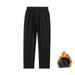 Men's Vintage Washed Cotton Cargo Pants – Classic Straight-Leg Workwear With Multi-Pockets (Black/Charcoal/Khaki/Heavyweight Options)_viptrois.com