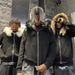 2026 European-USA Style Fashion Outerwear Men Pure Color Long Sleeve Slim Zipper Furry Hat Brim Hooded Jacket_viptrois.com