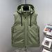 Oversized Quilted Vest For Men – Winter Thickened Sleeveless Jacket (Plus Size 7XL, Zipper Front, Military Green/Black/Beige)_viptrois.com