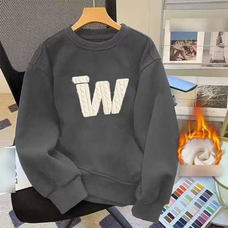 Men's Fleece Pullover Sweatshirt – Vintage-Inspired Relaxed Fit Crewneck With Printed Designs (White/Black/Light Grey/Dark Grey, L-5xl)_viptrois.com