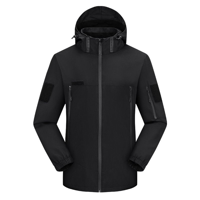 "Men's Lightweight Softshell Jacket – Breathable & Windproof Outdoor Workwear For Hiking, Skiing & Travel"_viptrois.com