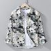 Fresh Printed Long Sleeved Shirt For Men, Fashionable, Casual, Versatile, Artistic, Loose Spring And Autumn Men's Shirt_viptrois.com