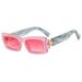 Foreign Trade Sunglasses Square Narrow Frame Light Luxury Sunglasses For Women Candy Color Ins Sun Protection Sunglasses_viptrois.com
