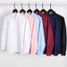 Autumn Essential Oversized Dress Shirt – Unisex Formal & Casual Button-Down For Weddings, Office & Streetwear (S-5XL, 6 Classic Colors)_viptrois.com