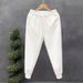 Men's Clothing Men's Casual Pants, Sweatpants Trendy And Versatile Skinny Pants Warm Cotton Sports Pants_viptrois.com