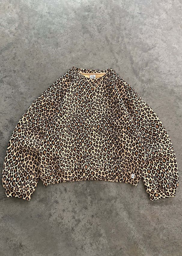 Y2k Retro Leopard Print Hooded Sweatshirt Couple Harajuku Style Hip Hop Zipper Pullover Sweatshirt_viptrois.com