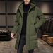 A Mid-length Cotton-padded Jacket, A Popular Winter Trend For Men, Is A Loose, Hooded, Warm And Thick Down Cotton-padded Jacket_viptrois.com