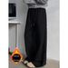 Men's High-Waisted Fleece Jogger Pants – Oversized Streetwear Sweatpants With Drawstring & Drop Hem (M-3XL)_viptrois.com