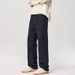 Men's Straight Leg Jeans – Classic Washed Denim Pants For Everyday Wear (28-38, Dark Indigo)_viptrois.com