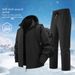 Unisex Softshell Jacket & Pants Set – 5000mm Waterproof, Windproof & Fleece-Lined For Hiking, Skiing & Outdoor Adventures_viptrois.com