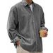 2025 European And American Men's Casual Loose Solid Color Corduroy Lapel Shirt_viptrois.com