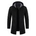Men's Oversized Hooded Sweater Coat - Longline Knit Cardigan With Casual Streetwear Style (Available In 5 Colors & Plus Sizes)_viptrois.com