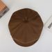 Beret Autumn And Winter Fashionable Design, Versatile Duckbill Cap Women, Suitable For Round Faces, Makes Face Look_viptrois.com