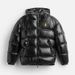Men's Clothing New Padded Hooded Jacket With Pony Print - Thickened Polyester Winter Coat For Urban Streetwear, Slim Fit Zip-Up Windbreaker_viptrois.com