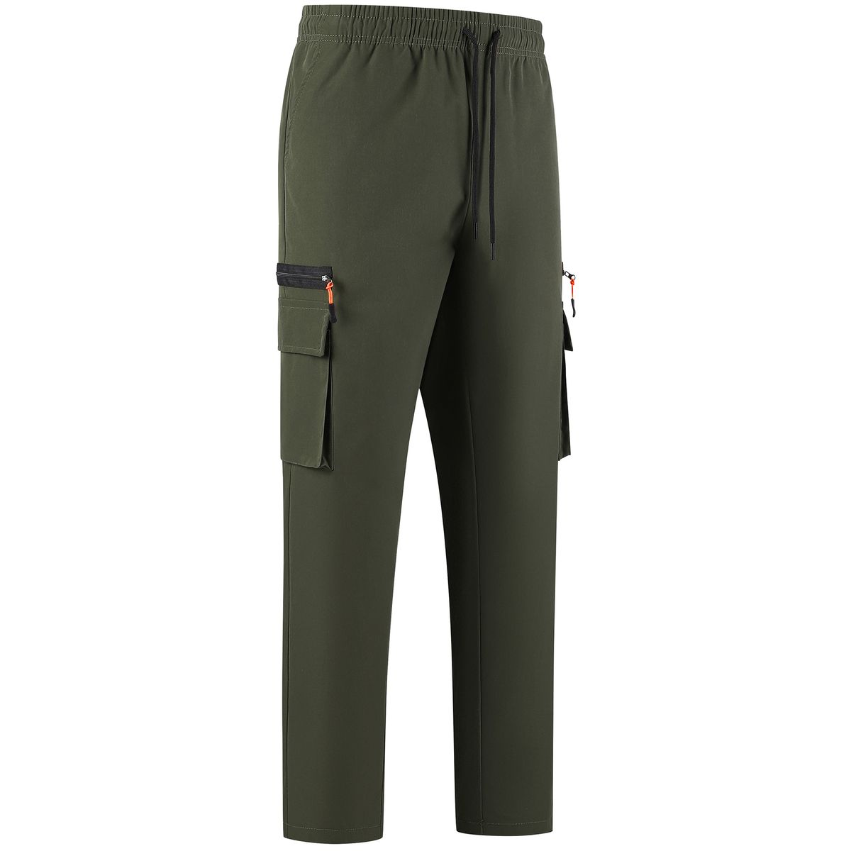 Men's Clothing Outdoor Fashion Casual Travel Tactical Cargo Pants – Lightweight Polyester Outdoor Utility Trousers With Drawstring Waist_viptrois.com