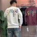 Loom Loom 2024 Autumn Winter Trendy Brand European American Style Letter Smile Versatile Fashionable Handsome Long Sleeve Crew_viptrois.com