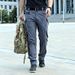 Men's Tactical Cargo Pants – Military-Inspired Slim Fit Camo Work Pants With Multi-Pockets, Durable & Water-Resistant For Outdoor & Casual Wear_viptrois.com