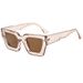 Men's Sunglasses Square Frame Matching Sunglasses Punk Style Sweet And Cool Fashion Sunglasses Personality Street Shooting Concave Shape Flat Glasses_viptrois.com