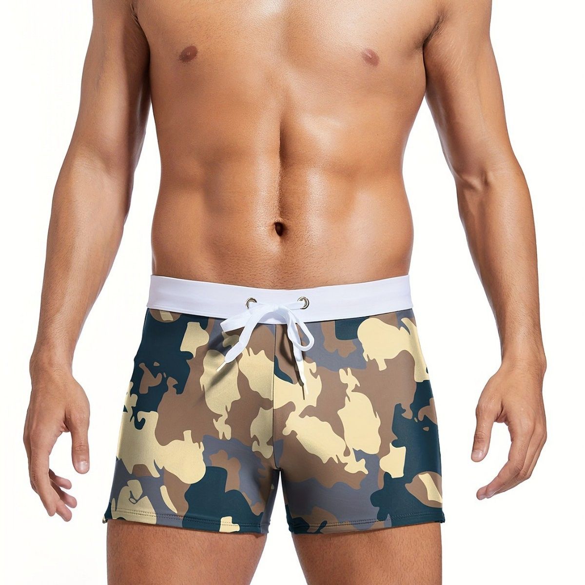 Men's Clothing Summer New Camouflage 3D Printed Men's Beach Pants Casual Fashion Men's Shorts Men's_viptrois.com