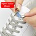 Shoelaces 2Pcs Tonal Magnetic Buckle Shoelaces Elastic Laces_viptrois.com