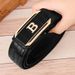 Men's Crocodile Belt, High Quality Belt With Automatic Buckle, Fashionable Jeans Strap, Trendy Men's Accessories_viptrois.com