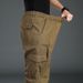"Men's 100% Cotton Cargo Pants – High-Waisted Loose-Fit Work Pants With Multi-Pockets, Plus Sizes Available"_viptrois.com