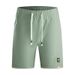 Men's Plus Size Korean Style Casual Summer Shorts Black Gray Khaki Cotton Polyester Beach Pants Trendy Five Point Mid Waist_viptrois.com