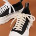 Round Braided Exaggerated Shape Bread Shoes 10mm Thick Shoelaces Butter Bread Shoelaces 1cm Width Bread Shoes_viptrois.com