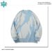 Men's Clothing Retro Color Block Crew Neck Sweater Retro Color-Block Knit Sweater For Men - Oversized Crewneck Pullover With Vintage Vibes (Blue)_viptrois.com