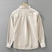 Solid Color Long Sleeved Shirt Men's New Fashionable And Versatile Artistic Casual Loose Top_viptrois.com