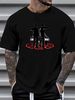 Supernatural Mens Sam And Dean Silhouette T Shirt BI45889 Stylish Homme Summer Comfortable Breathable Top For Everyday Wear Fashion Stretched_viptrois.com