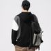 2025 New Contrasting Color Design Fashionable Versatile Sweater Men's Drape Color Matching Hooded Pullover Plus Size Sweater Men's Clothing_viptrois.com