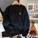 Austrian Velvet New Autumn And Winter Loose And Versatile Casual Round Neck Long-sleeved Men's Sweater_viptrois.com