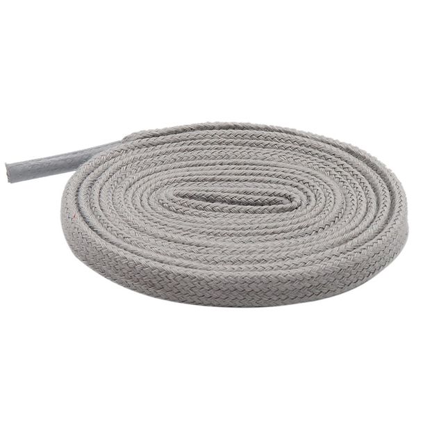 Shoelace 7mm Flat Double-layer Terylene Cotton Solid Color Shoelace All Match Casual Shoes Sneakers Canvas Sneakers_viptrois.com