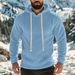 "Men's Fleece-Lined Hoodie – Winter Warm Pullover With Soft Brushed Interior (6 Colors, Oversized Fit)"_viptrois.com