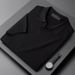 Men's Clothing Short Sleeved Men's New Summer Harajuku White Youth Fashion Polo Shirt Men's Literary Tops_viptrois.com